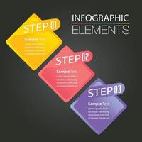 modern text box template, banner Infographics vector