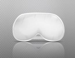 White Blindfold on transparent background. Vector. Mock Up. vector