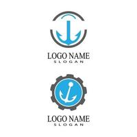 Anchor Logo Template vector symbol design