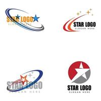 Star icon Template vector illustration design