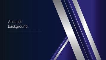 Abstract background, dark blue background and white shapes vector