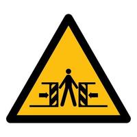 Beware Crushing Symbol Sign