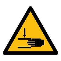 Beware Of Crushing Hand Symbol
