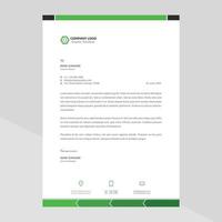 Elegant letterhead template design in minimalist style Free Vector