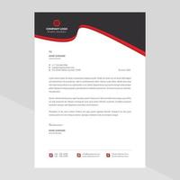 Elegant letterhead template design in minimalist style Free Vector