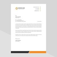 Elegant letterhead template design in minimalist style Free Vector