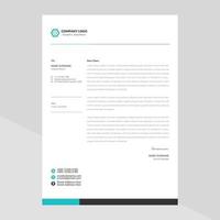 Elegant letterhead template design in minimalist style Free Vector