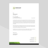 Elegant letterhead template design in minimalist style Free Vector