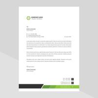 Elegant letterhead template design in minimalist style Free Vector