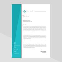 Elegant letterhead template design in minimalist style Free Vector