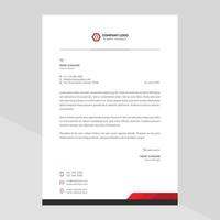 Elegant letterhead template design in minimalist style Free Vector