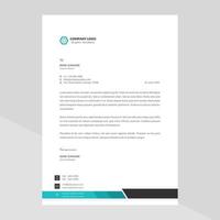 Elegant letterhead template design in minimalist style Free Vector