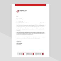 Elegant letterhead template design in minimalist style Free Vector