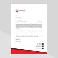 Elegant letterhead template design in minimalist style Free Vector