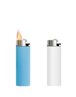 Lighter on a white background vector