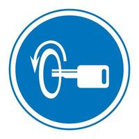 Switch Off Engine Symbol Sign vector