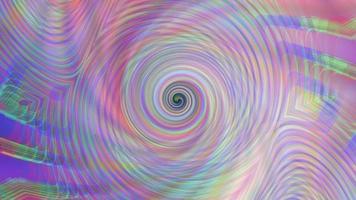 Abstract Rainbow Background with Circular Motion