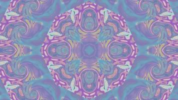 pastell iriserande kalejdoskop bakgrund video