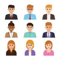 Set of People Business vector