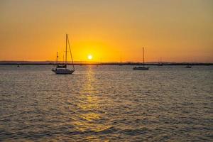 Sunset in La Paz Baja California Sur Mexico photo