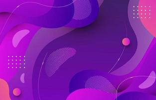 Abstract Wavy Background in Purple Color vector