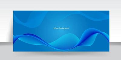 Abstract wave colorful background with wavy line vector