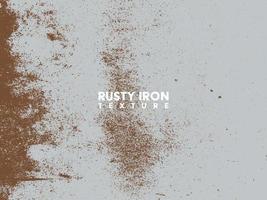 Rusty iron texture. Rust and dirt overlay black and white texture. vector