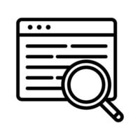 Content Research Icon vector