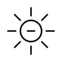 Reduce Brightness Icon vector