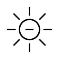 Reduce Brightness Icon vector