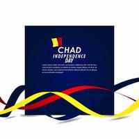 Chad Independence Day Celebration Vector Template Design Illustration