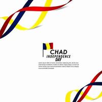 Chad Independence Day Celebration Vector Template Design Illustration