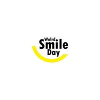 World Smile Day Celebration Vector Template Design Illustration