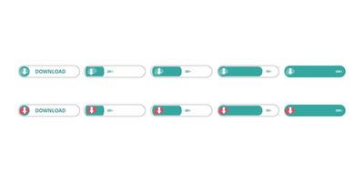 Vector download or upload status icon illustration, Load icon. website buffer loader.