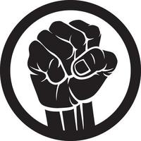 Fist icon symbol vector