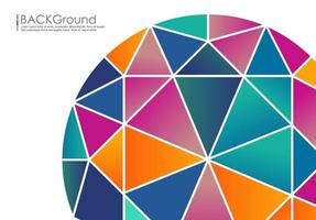 Abstract background geometry design vector