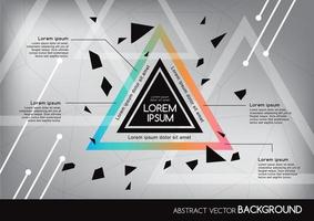 Abstract background geometry design vector