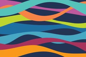 Colorful curve line background vector