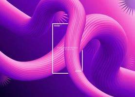 ilustration graphic vector of wavy abstract liquid design