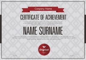 certificate of appreciation template, multipurpose certificate border with badge design vector
