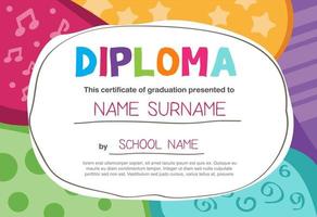 certificate of appreciation diploma template, multipurpose certificate border with badge design vector