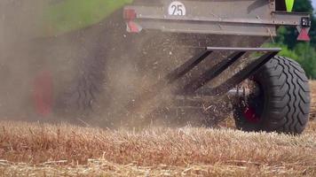 Harvest in Wheat Field video