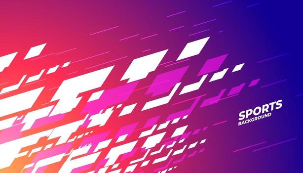 Layout design with dynamic shapes for sports. Abstract graphic background. vector