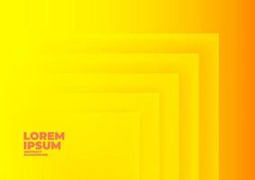 Abstract rectangle overlap yellow background with space for text and message. vector