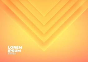 Abstract triangle overlap yellow background with space for text and message. vector