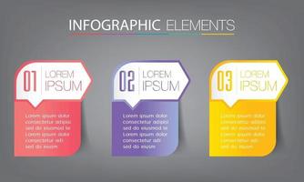 modern text box template, banner Infographics vector