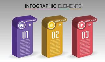 modern text box template, banner Infographics vector