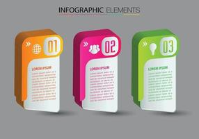 modern text box template, banner Infographics vector