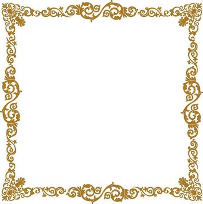 Beautiful Decorative Golden Frame