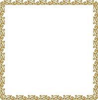 Golden Frame Vector